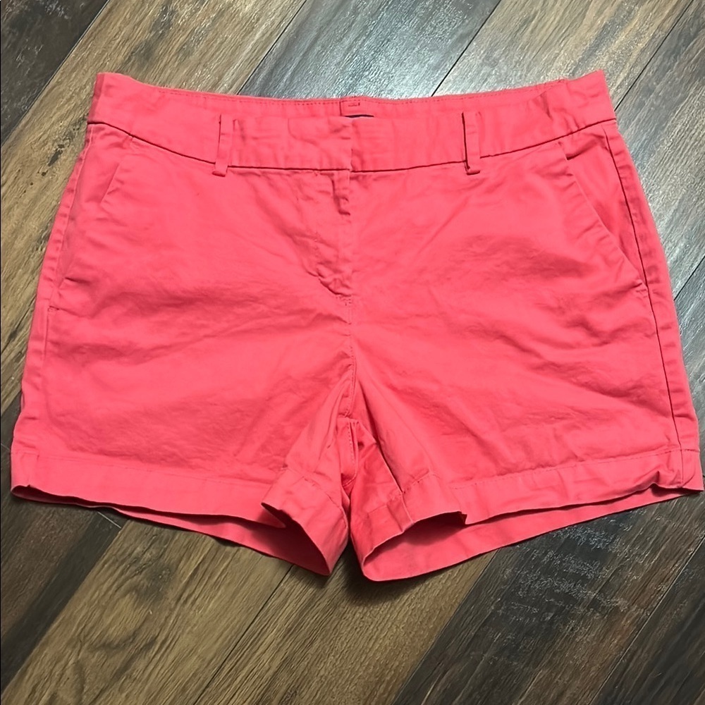 Nautica Pink Bermuda Shorts Tailored Cotton Twill